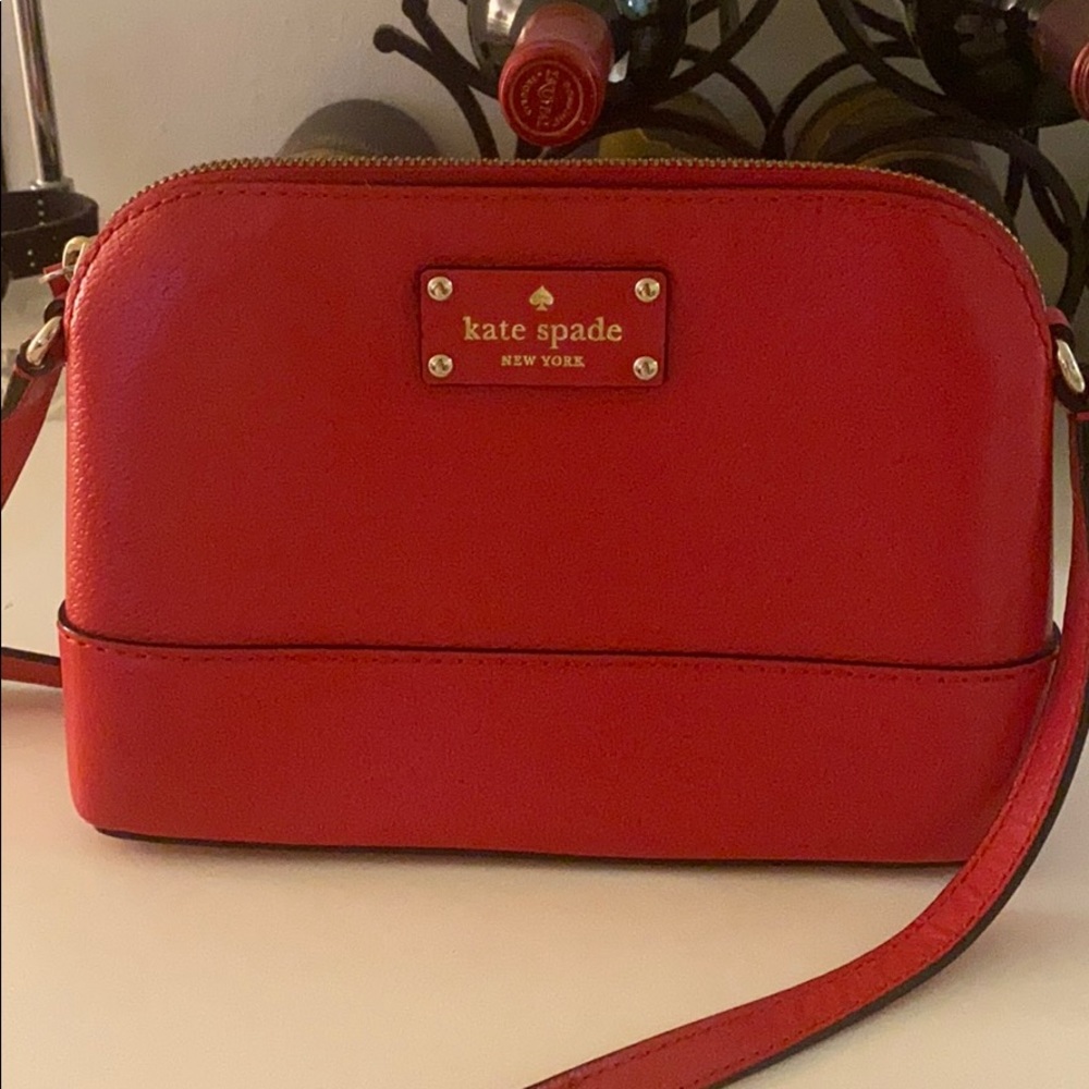 Kate Spade Red Shoulder Cross Body Bag